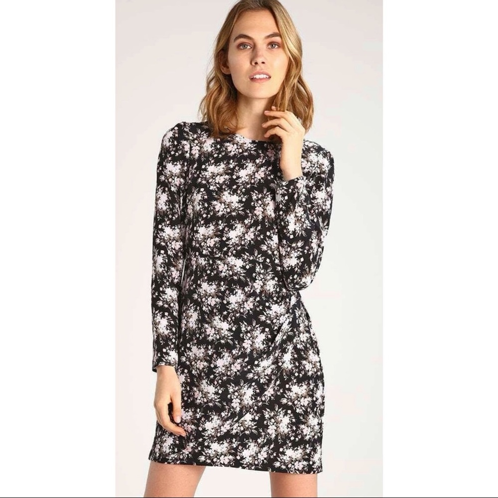 Club Monaco Almelda Silk Floral Dress